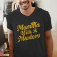 Masters Degree Graduation For Mom Wife Social Work MBA Men's V-Neck T-Shirt