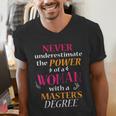 Masters Degree Graduation MPH Social Work Men's V-Neck T-Shirt