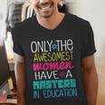 Masters In Education Degree Graduation Women MeD Men's V-Neck T-Shirt