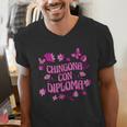 Masters Graduation Educated Latina Chingona Con Diploma Men's V-Neck T-Shirt