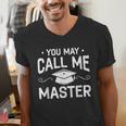 You May Call Me Master Masters Degree Graduation Men's V-Neck T-Shirt