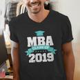 MBA Class Of 2019 Graduate Business School Graduation Men's V-Neck T-Shirt