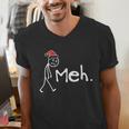 Meh Christmas Introvert Men's V-Neck T-Shirt