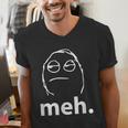 Meh Shirt Teacher Idea College Geek Graduation Tshirt Men's V-Neck T-Shirt