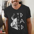 Men Celtic Norse Mythology Viking Dad Men's V-Neck T-Shirt