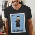 Mexican For Graduation El Graduado 2024 Men's V-Neck T-Shirt