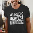 Microbiologist Microbiology Major Graduation Men Men's V-Neck T-Shirt