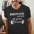 Midwife Est 2018 At Your Cervix Graduation Men's V-Neck T-Shirt