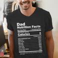 Miftees Fathers Day Tees Dad Nutrition Facts Men's V-Neck T-Shirt