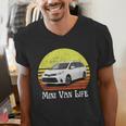 Mini Van Life Soccer Mom Dad Parent For Parents Men's V-Neck T-Shirt