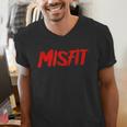 Misfit Outfit And Costume Introvert Apparel Men's V-Neck T-Shirt Misfit Outfit And Costume Introvert Apparel Men's V-Neck T-Shirt