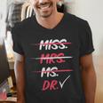 Miss Mrs Ms Dr Doctorate Graduation Men's V-Neck T-Shirt