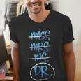 Miss Mrs Ms Dr PhD Graduation Tshirt Present For Women Men's V-Neck T-Shirt