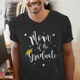 Mom Of The Graduate Mother Of Grad Mama Of Senior Graduation Men's V-Neck T-Shirt