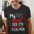 My MOMMY Did It Graduation Shirt Of Kids Nurse Graduation Men's V-Neck T-Shirt