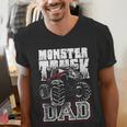 Monster Truck Dad Tshirt Men's V-Neck T-Shirt