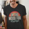 In The Mood For Nostalgia Vintage 80s 90s Retro Men's V-Neck T-Shirt In The Mood For Nostalgia Vintage 80s 90s Retro Men's V-Neck T-Shirt