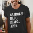 Najbolji Babo Ikad Bosnian Dad Men's V-Neck T-Shirt