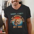 Napping Chihuahua Dog Breed Sleeping Pet Pup Introvert Men's V-Neck T-Shirt
