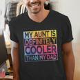 Nephew Niece My Aunt Is Cooler Than My Dad Men's V-Neck T-Shirt
