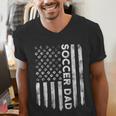 New First Time Dad To Be Symbol Tools Soccer Daddy DA1 Men's V-Neck T-Shirt
