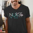 New Nurse Est 2018 School Graduation Nursing Men's V-Neck T-Shirt
