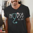 New Nurse Est 2019Shirt Graduation RN Women Men's V-Neck T-Shirt