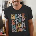 Next Stop High School Middle School Graduation Last Day Men's V-Neck T-Shirt
