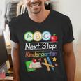 Next Stop Kindergarten Preschool Graduation 2025 Boy Girl Men's V-Neck T-Shirt
