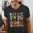 Next Stop Middle School Elementary School Graduation 2025 Men's V-Neck T-Shirt