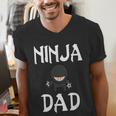 Ninja Dad Tshirt Ninja Shirt Ninja Tshirts Father Men's V-Neck T-Shirt