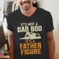 Not Dad BOD Its A Father Figure Fathers Day Daddy Papa Men's V-Neck T-Shirt