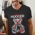 Not A Hugger Teddy Bear Antisocial Introvert Men's V-Neck T-Shirt