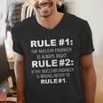 Nuclear Engineer Is Always Right Funny Graduation Graduate Men's V-Neck T-Shirt