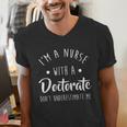 Nurse DNP PhD Doctorate Graduation Women Men's V-Neck T-Shirt