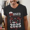 Nurse Earned It 2025 Nurse Graduation RN LPN Class Of 2025 Men's V-Neck T-Shirt