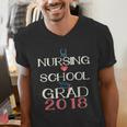 Nurse Pinning Ceremony Nursing School 2018 Graduation Shirt Men's V-Neck T-Shirt