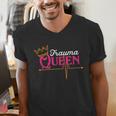 Nursing Shirt Graduation Nurse School Trauma Queen Shirt Men's V-Neck T-Shirt
