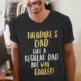 Theodore's Dad Text Men Boys Men's V-Neck T-Shirt