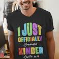 I Officially Graduated Kindergarten Graduation Class Of 2022 Men's V-Neck T-Shirt