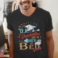 OK I Graduated Can I Go Back To Bed Now Graduation Men's V-Neck T-Shirt