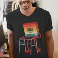 Old Vintage Cassette Tape 70s 80s 80s Outfit Nostalgia Men's V-Neck T-Shirt Old Vintage Cassette Tape 70s 80s 80s Outfit Nostalgia Men's V-Neck T-Shirt