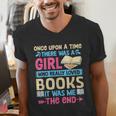 Once Upon A Time There Was A Girl Who Really Loved Books It Men's V-Neck T-Shirt
