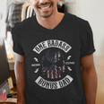 One Badass Bonus Stepdad Birthday Step Dad Men's V-Neck T-Shirt One Badass Bonus Stepdad Birthday Step Dad Men's V-Neck T-Shirt