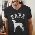 Papa ITALIAN GREYHOUND For Dad Men's V-Neck T-Shirt