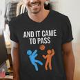 And It Came To Pass Book Of Mormon LDS Missionary Men's V-Neck T-Shirt