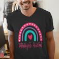 Pathologists' Assistant Graduation 2023 Boho Rainbow Men's V-Neck T-Shirt