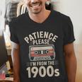 Patience Please I'm From The 1900s Cassette Men's V-Neck T-Shirt Patience Please I'm From The 1900s Cassette Men's V-Neck T-Shirt