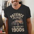 Patience Please I'm From The 1900s Old Car Men's V-Neck T-Shirt Patience Please I'm From The 1900s Old Car Men's V-Neck T-Shirt