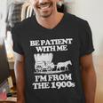 Be Patient With Me I'm From The 1900s Over The Hill Men's V-Neck T-Shirt Be Patient With Me I'm From The 1900s Over The Hill Men's V-Neck T-Shirt
